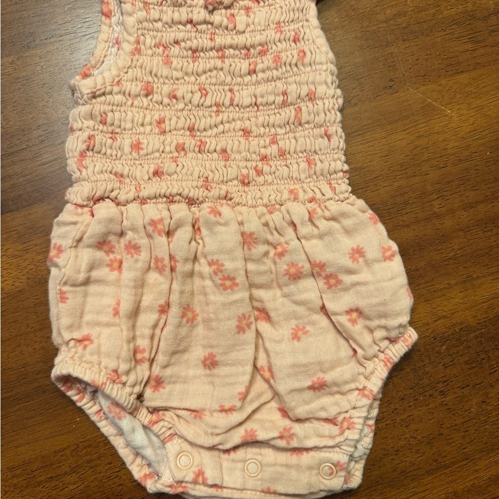 Rylee + Cru Pink Bodysuit with Delicate Details